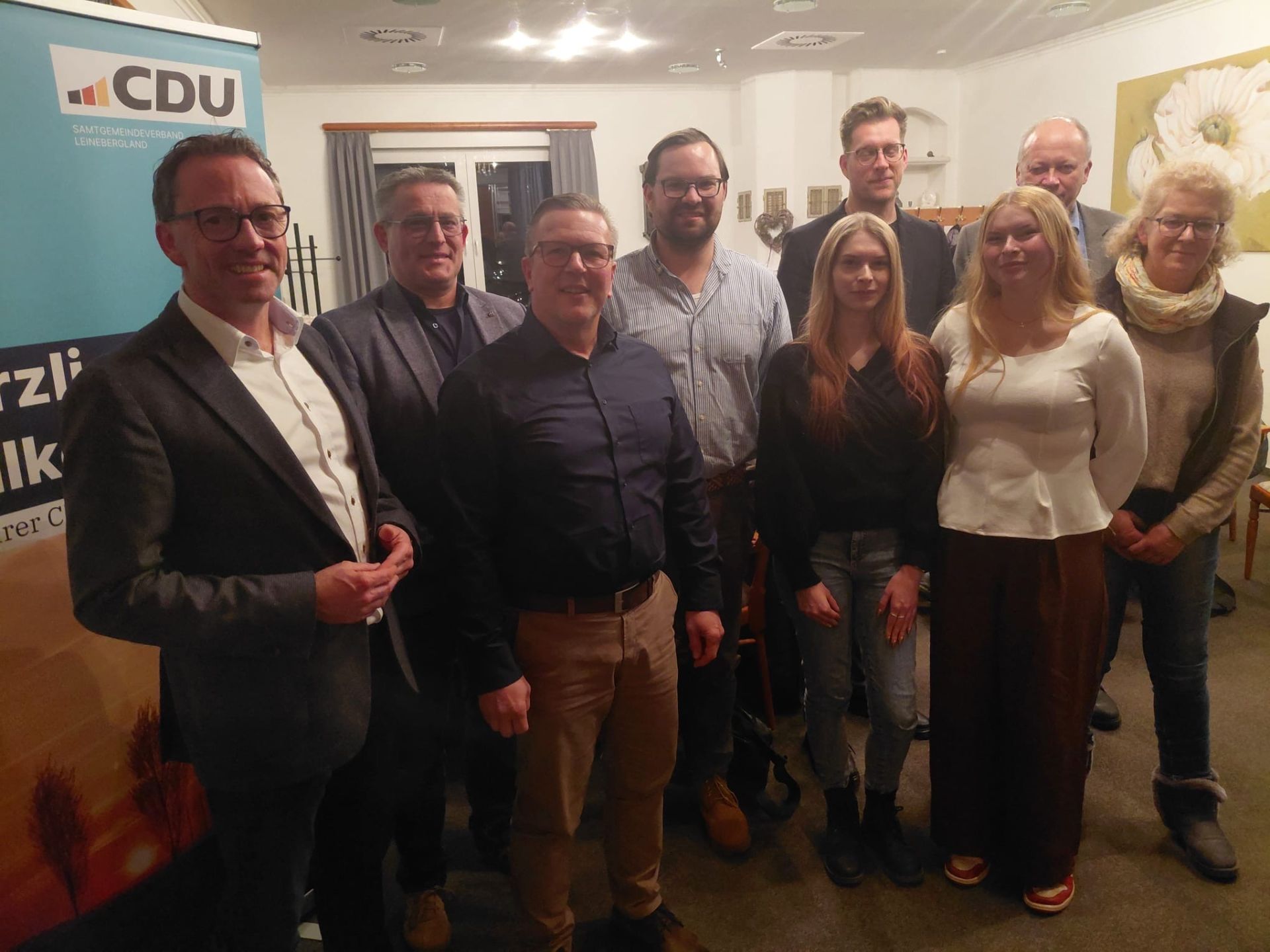 Der neue Vorstand der Samtgemeinde CDU Leinebergland mit Volker Senftleben & Christohper Gedeon am 28.01.2026.  