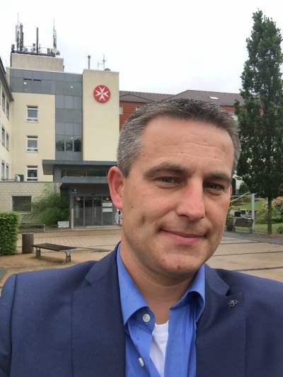 Lars Wedekind ist f�r den Erhalt des Gronauer Krankenhauses. 