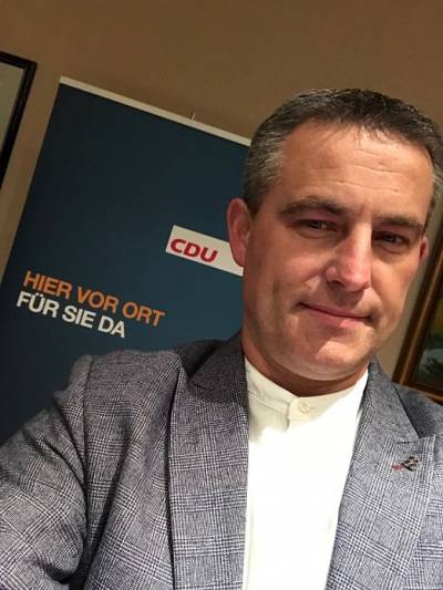 Immer f�r Sie und Euch in der Stadt und der Samtgemeinde unterwegs - Rastherr Lars Wedekind. 