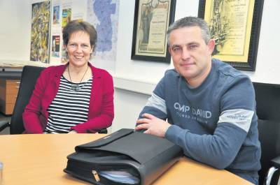 Fraktionsspitze im Jahresgespr�ch in der LDZ-Redaktion - 23.12.2019.