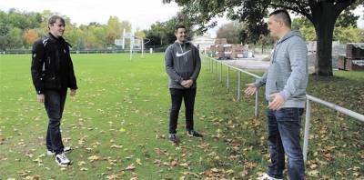 Treffen mit den Jugendlichen zur Problematik eines ruhigen Ortes - hier der C-Platz in der Kuhmasch. Foto: Mosig/LDZ 