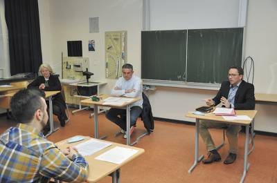 Sch�ler treffen Politiker am 18.11.2020 - Foto: Kim H�sing (LDZ). 