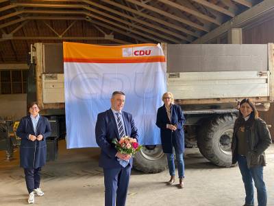 Lars Wedekind ist jetzt der gew�hlte Kandidat der CDU f�r das Amt des Samtgemeindeb�rgermeister - 29.05.2021. 