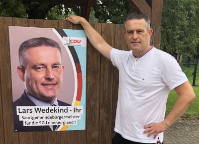 Auftakt zum Plakatieren am 16.07.2021 in Gronu (Leine) !