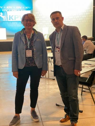 Smaltalk mit der Landwirtschaftsministerin Barbara Otte-Kinast am 17.07.2021. 