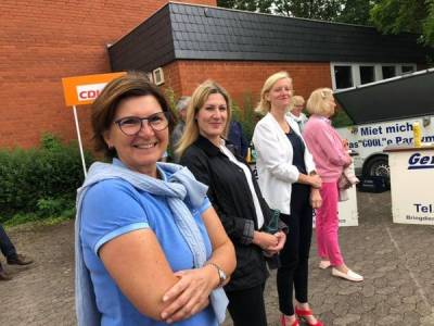 Frauenpower der CDU und f�r die CDU. Ute Bertram, Dunja Urbisch, Evelin Wi�mann und Birgit von Cramm.