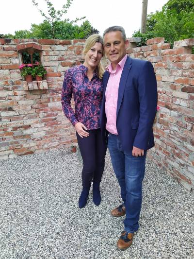 Dunja Urbisch und Lars Wedekind in Eime - f�r die SG Leinebergland.