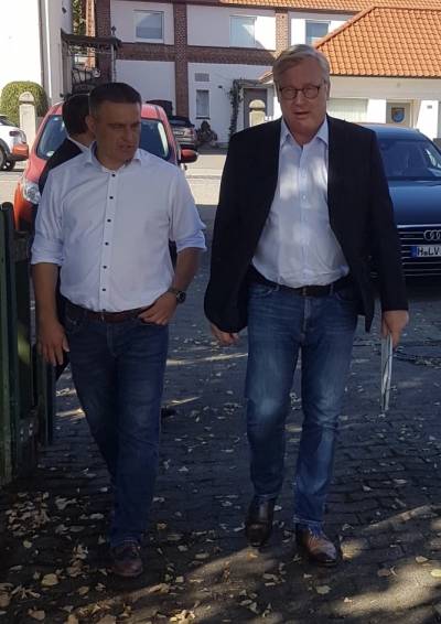 Unterst�tzung im Wahlkampf vom Vize-Ministerpr�sidenten Dr. Bernd Althusmann f�r Lars Wedekind am 08.09.2021 !