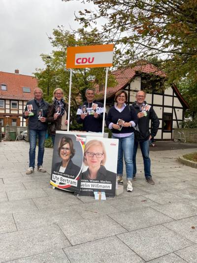 Wahlkampfstand auf dem Gronauer Wochenmarkt am 24.09.2021 !