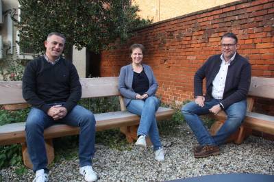 Lars Wedekind, Sonja Skarba-D�ring und Alexander Thamm bilden die CDU-Fraktionsspitze 2021-2026 im Statrat. Foto: Larissa Zimmer (LDZ).