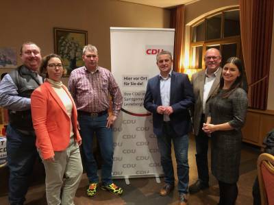 Der neue Vorstand des CDU OV Gronau (Leine) am 10.11.2021. Foto: Heiko Rothe (LDZ). 