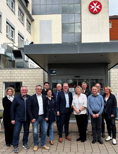 Besuch der CDU-Stadtratsfraktion im Johanniter-Krankenhaus in Gronau (Leine) am 21.03.2024.