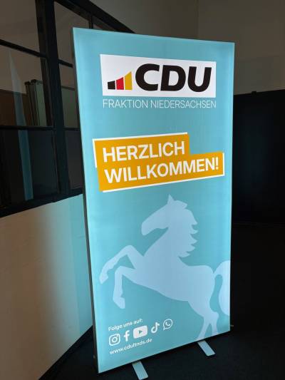CDU - Landtagsfraktion on Tour in ganz Niedersachsen. Am 15.04.2026 in Alfeld (Leine).