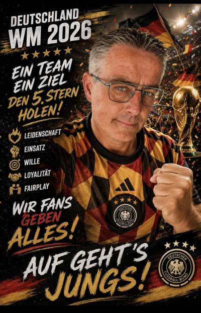 Auf eine gute Fu�ball-Wm 2026 - Lars Wedekind ist bereit - 01.06.2026 !