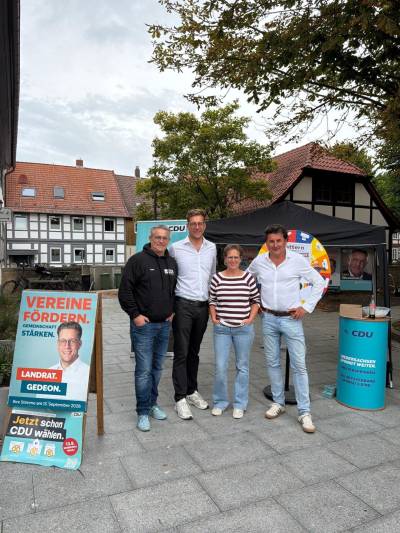 Wahlkampfendspurt am 11.09.2026 in Gronau (Leine) ! 