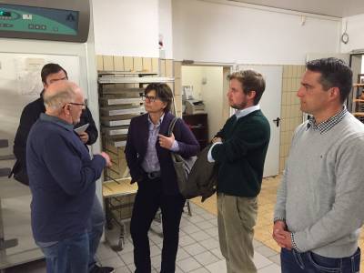 Mit Ute Bertram MdB zu Besuch bei der Landb�ckerei Grube in Deinsen.