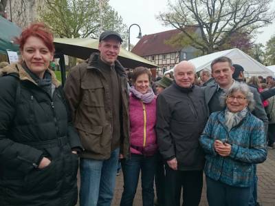 Maibaumaufstellen bei der CDU Br�ggen/Rheden am 30.04.2016. 