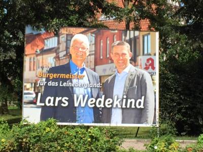 Neues Wahlplakat - zusammen mit G�nter Schulze klar aufzeigen, es geht nur ZUSAMMEN !!! 14.08.2016 !
