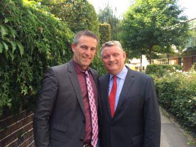 Wedekind trifft den amtierenden  Bundesgesundheitsminister Hermann Gr�he in Hildesheim - am 16.08.16 auf Einladung von MdB Ute Betram zu Gast in der Hildesheimer Bischofsm�hle. 