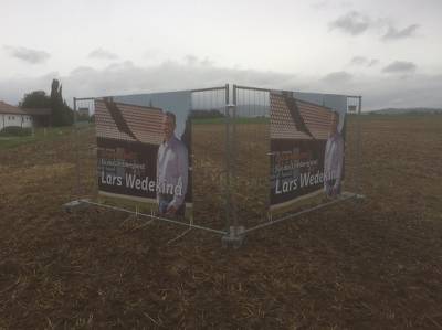 Samtgemeindeb�rgermeister f�r alle Menschen in der zuk�nftigen Samtgemeinde Leinebergland - hier vor Eime. 