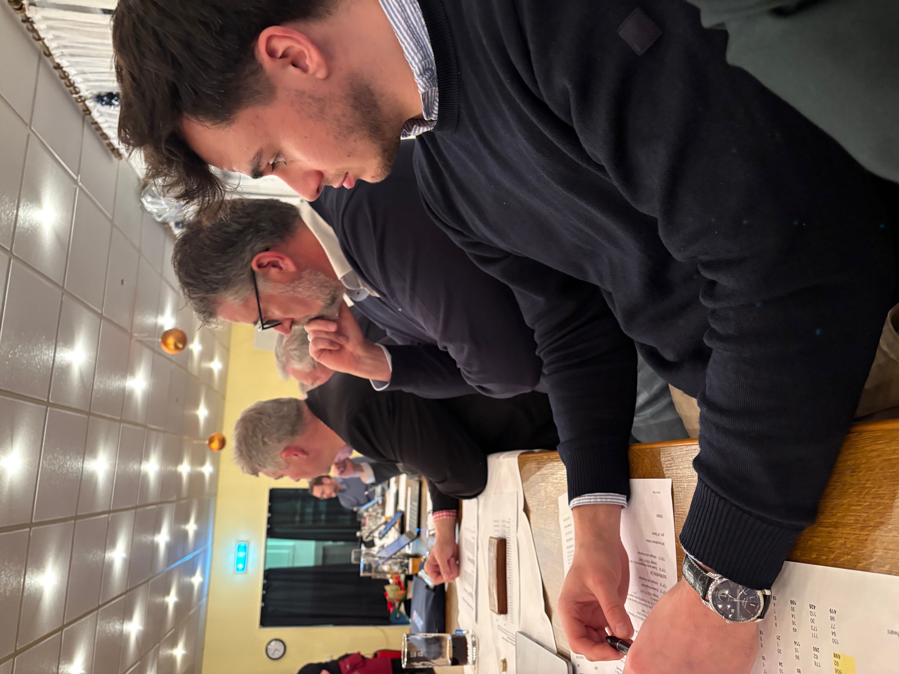 Die CDU-Fraktion mit vollem Fokus bei der letzten Stadtratssitzung am Dienstag Abend im Saal des Eichsfelder Hofes. 