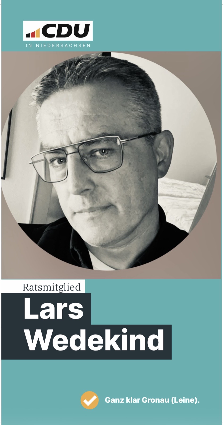 Lars Wedekind wird am 13.09.2026 f�r den Stadtrat Gronau (Leine) und den Samtgemeinderat Leinebergland kandidieren. 