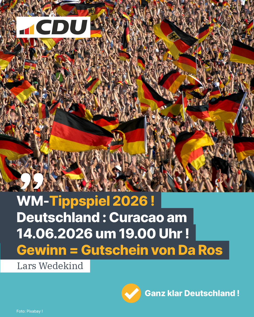 Bei den Spielen der DFB-Elf winkt bei richtigem Tipp des Ergebnisses ein Eisgutschein. 
